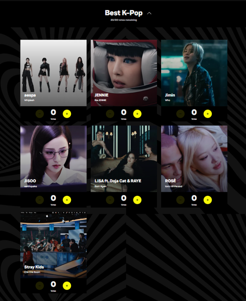 Вижте всички номинирани K-поп изпълнители за наградите на MTV Video Music Awards за 2025 г.