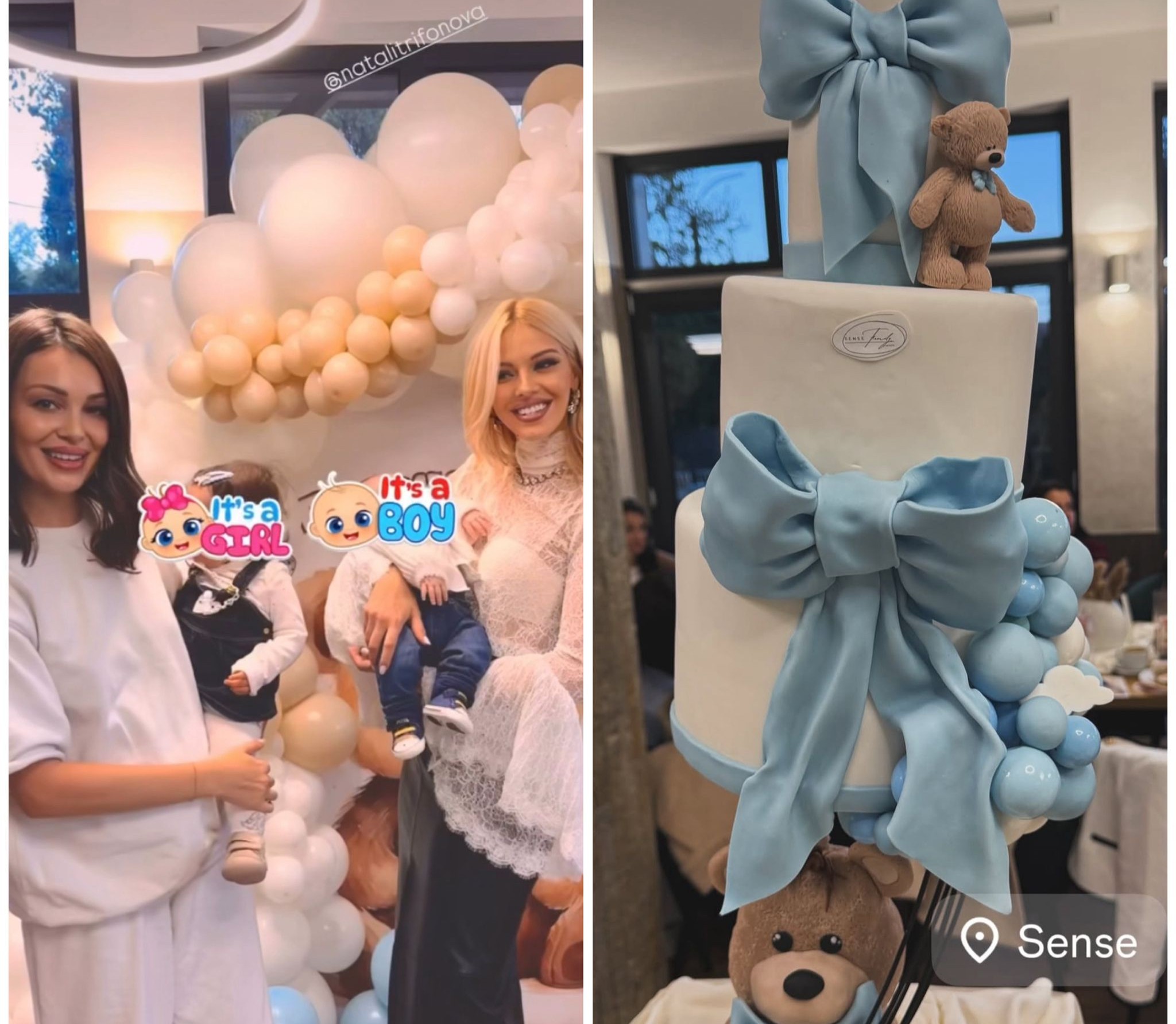 Натали Трифонова направи погача на малкия Арън (Снимки)