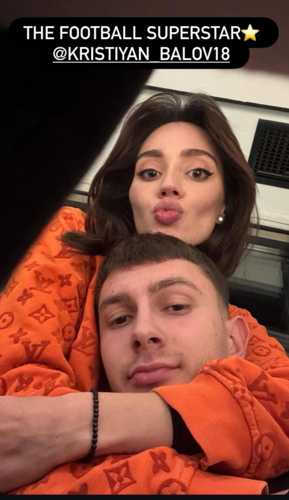Биляниш се похвали с ново гадже футболист. Вижте с коя звезда на „Славия“ се среща