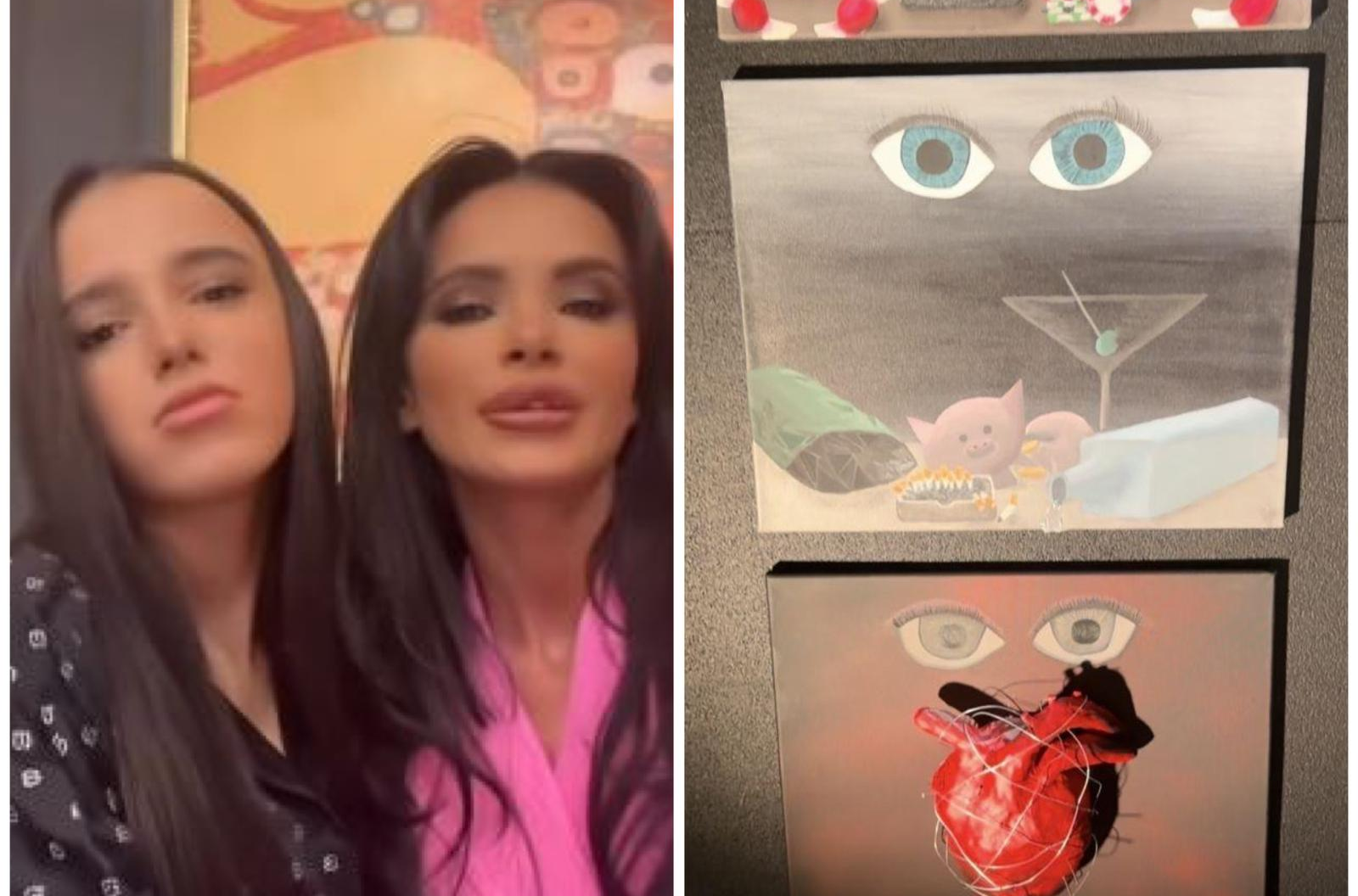 Дъщерята на Мария завършва училище с изложба на тема „Трагичните човешки преживявания“ (Снимки)