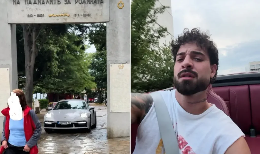 Емрах Стораро си навлече критики! Влезе с колата си в пешеходната зона на Созопол (Видео)